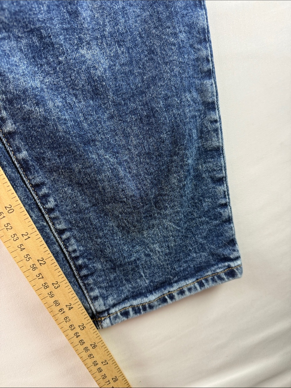 Old Navy High Rise OG Straight Jeans Cropped Straight Leg Size 12 - Picture 3 of 7